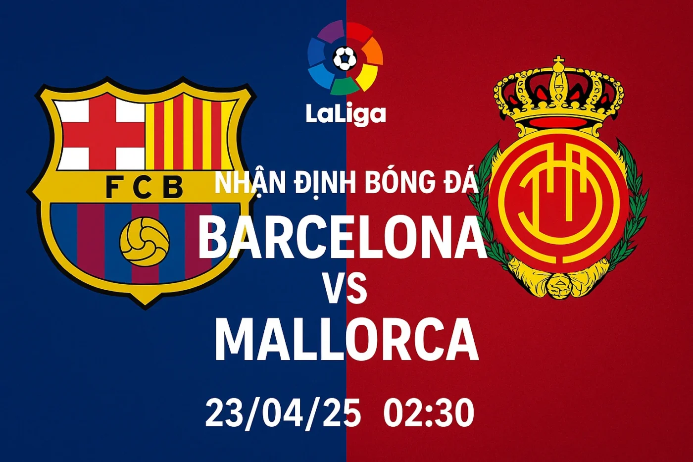 Nhận định bóng đá Barcelona vs Mallorca, 02h30 ngày 23/04/25