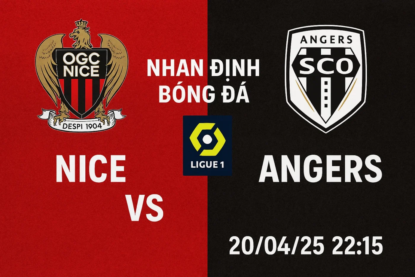 Nhận định bóng đá Nice vs Angers, 22h15 ngày 20/04/25