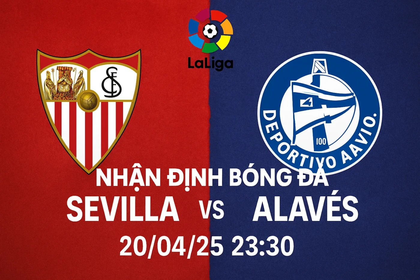 Nhận định bóng đá Sevilla vs Alaves, 23h30 ngày 20/04/25