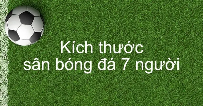 Tổng quan về kích thước sân bóng đá 7 người